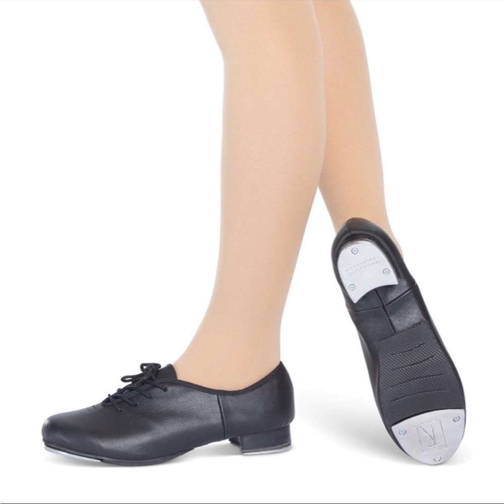 Revolution Dancewear Toddler Girl's Jazz Tap Shoes Size 12C / 10